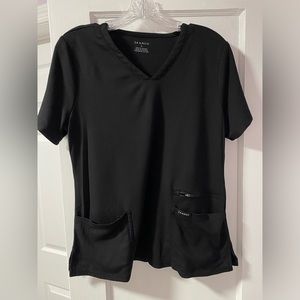 Jaanuu Black Scrub Set, size large (only worn a few times!)